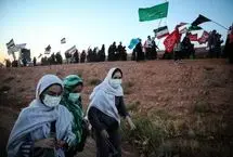 تصاویر؛ زائران پیاده حرم رضوی