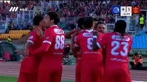 ببینید؛ گل اول پرسپولیس به استقلال خوزستان توسط سروش رفیعی دقیقه 16