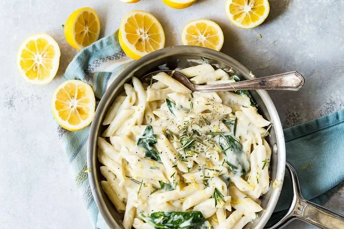 طرز تهیه پاستا مرغ و لیمو، تجربه‌ای جذاب از پاستا 
