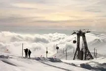 نمایی دیگر از بارش برف پاییزی امروز در تهران 
