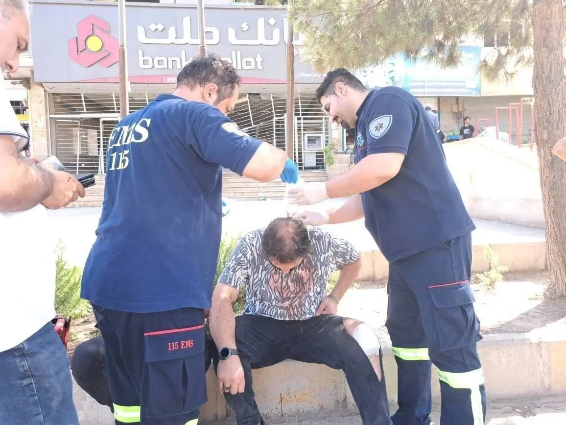 تصاویری از محل انفجار در شهرک شمس‌آباد