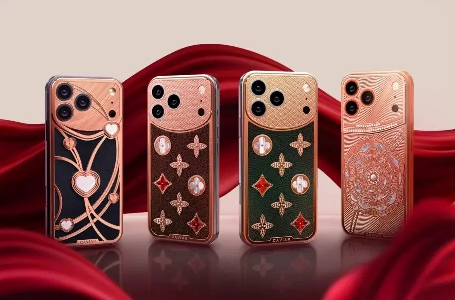 کاویار با Secret Love آیفون 17 پرو را به اوج لوکس‌بودن رساند
