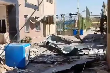 ببینید؛ تخریب ورزشگاه شهیدان اسماعیلی در حملات موشکی