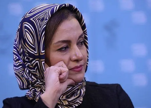 مریلا زارعی در تجمع مردمی میدان تجریش