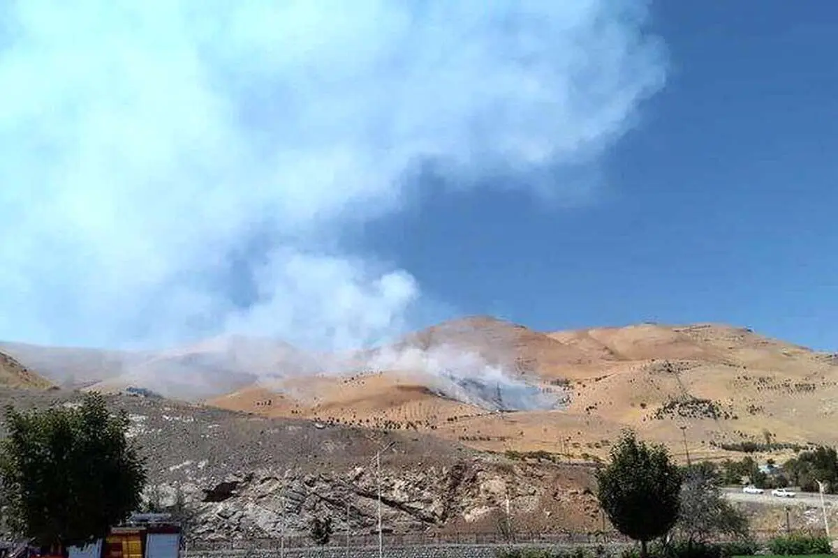 تشکیل پرونده قضایی برای حادثه آتشسوزی کوه آبیدر سنندج