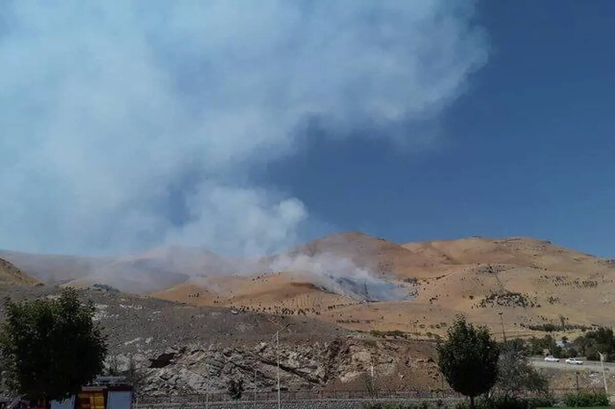 تشکیل پرونده قضایی برای حادثه آتش‌سوزی کوه آبیدر سنندج