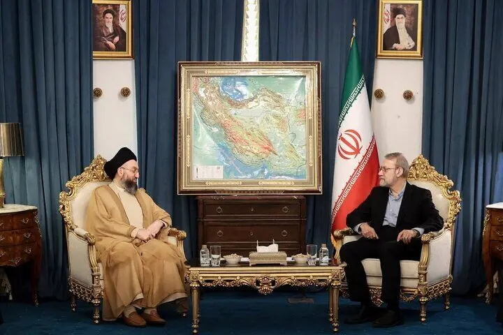 درخواست لاریجانی از عراقی‌ها در دیدار با عمار حکیم