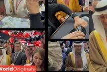 شاهزاده سعودی در سن‌پترزبورگ سوغاتی‌های روسی دریافت کرد