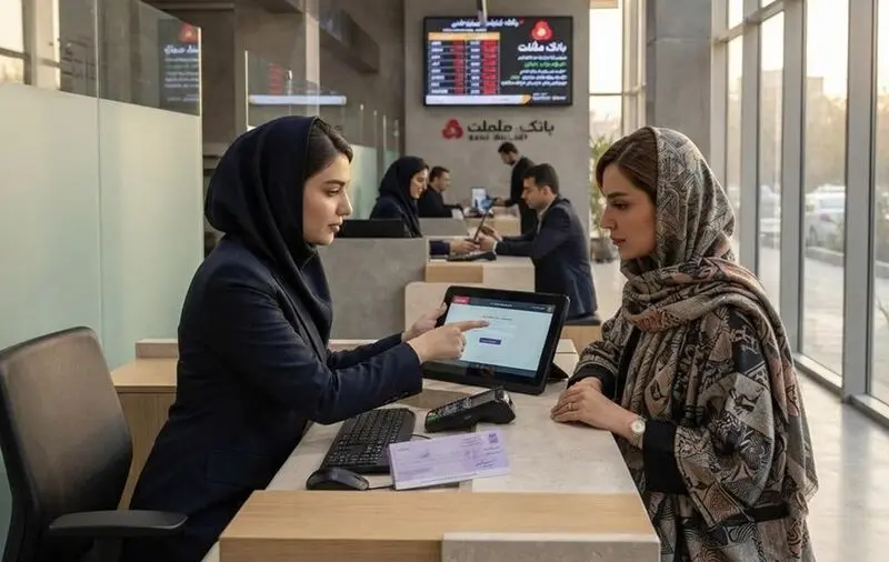 شعبه بانک چک دسته چک
