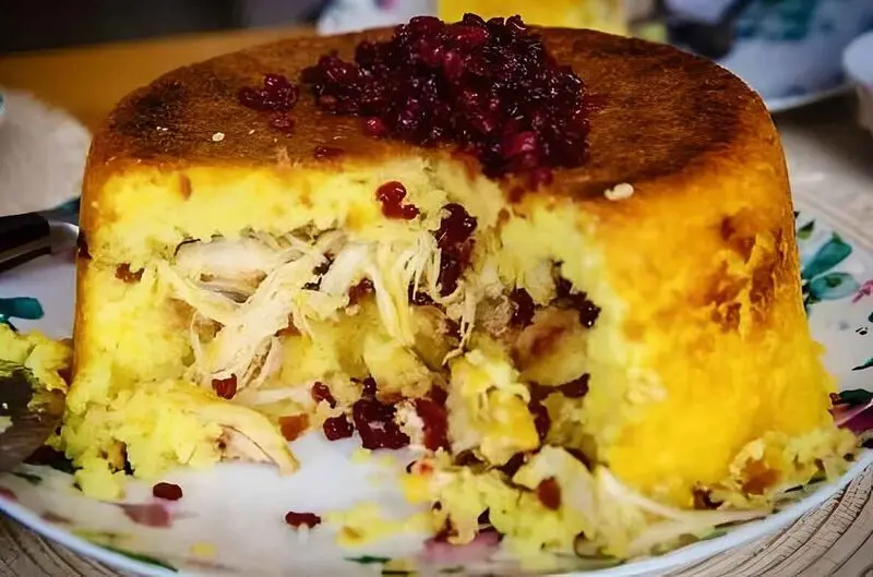 ته چین کدو حلوایی