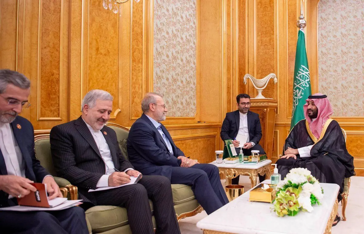 جزئیات گفتگوی لاریجانی در دیدار با بن‌سلمان 