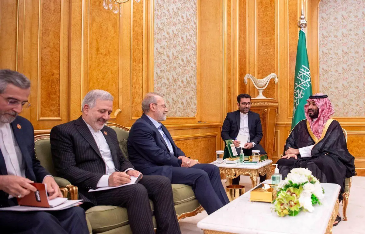 جزئیات گفتگوی لاریجانی در دیدار با بن‌سلمان 