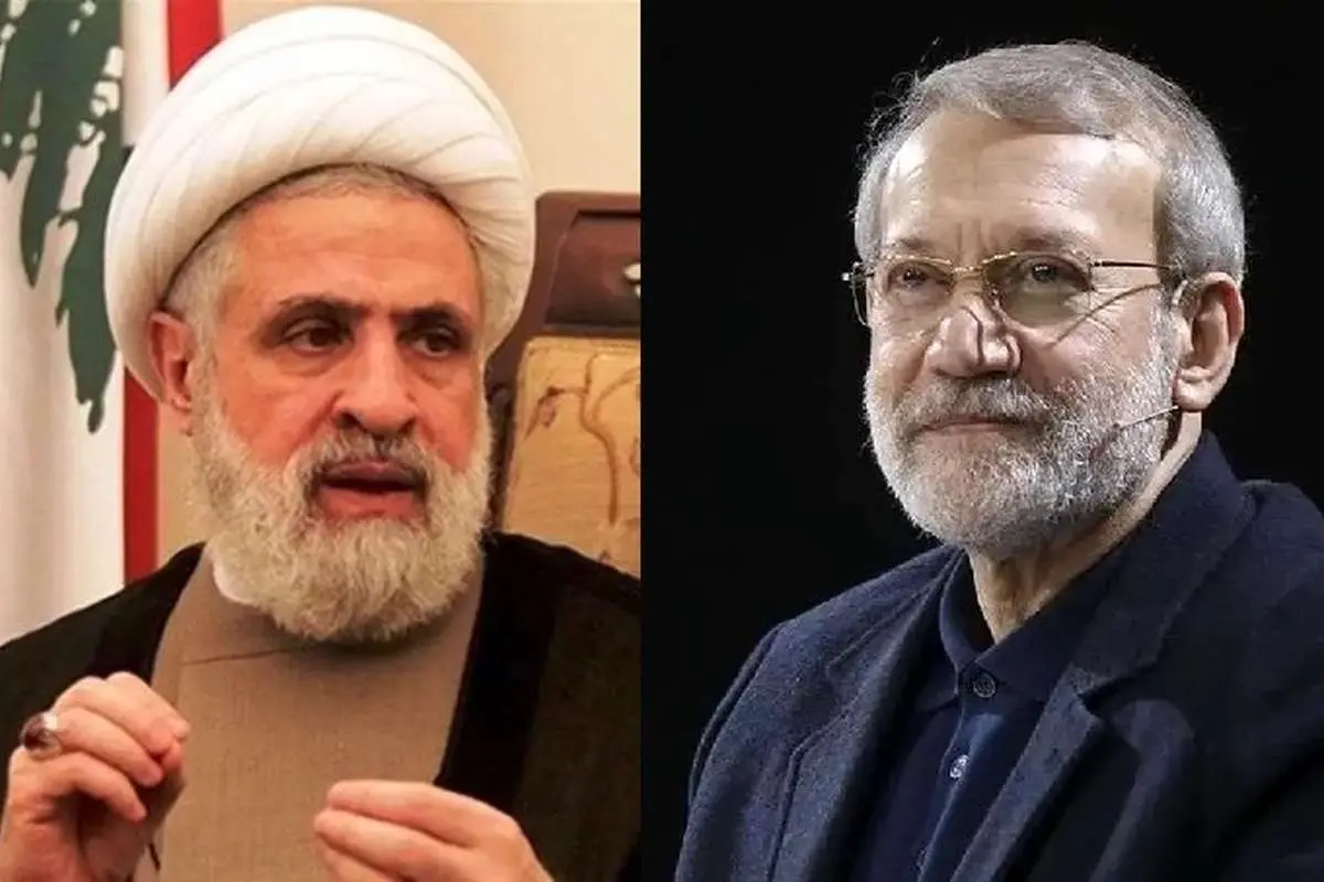 دیدار دبیرکل حزب الله لبنان با لاریجانی