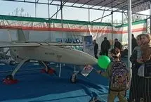 نمایش پهپادهای ایرانی در راهپیمایی ۲۲ بهمن