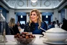 ملکه هلند در مراسم افطار مسلمانان