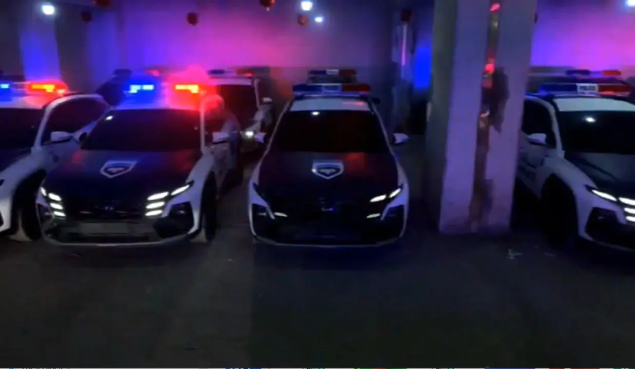 وزارت کشور سوریه از خودروهای جدید پلیس رونمایی کرد