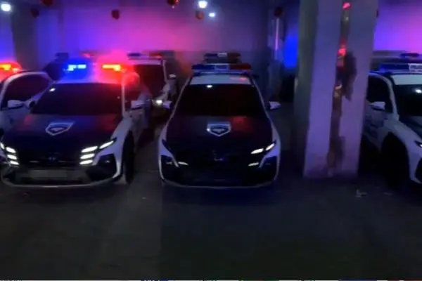 وزارت کشور سوریه از خودروهای جدید پلیس رونمایی کرد