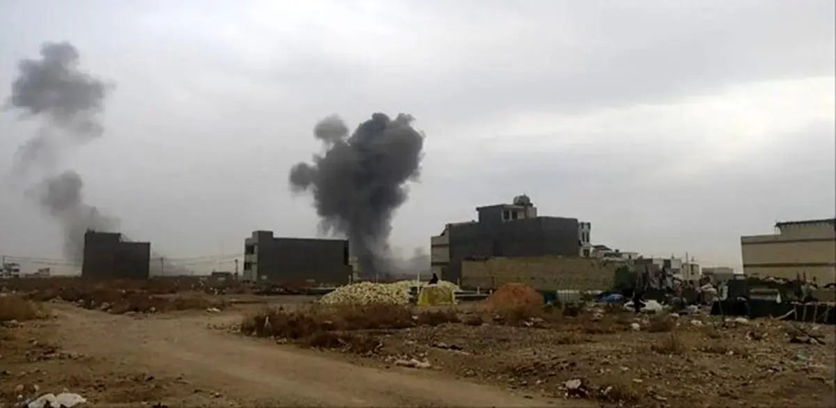 حمله هوایی به مقر حشد الشعبی در موصل عراق