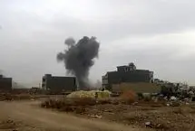 حمله هوایی به مقر حشد الشعبی در موصل عراق