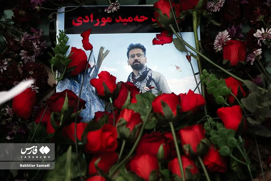 تصاویر؛ تشییع پیکر حمید مرادی، فداکار محیط‌زیست کردستان