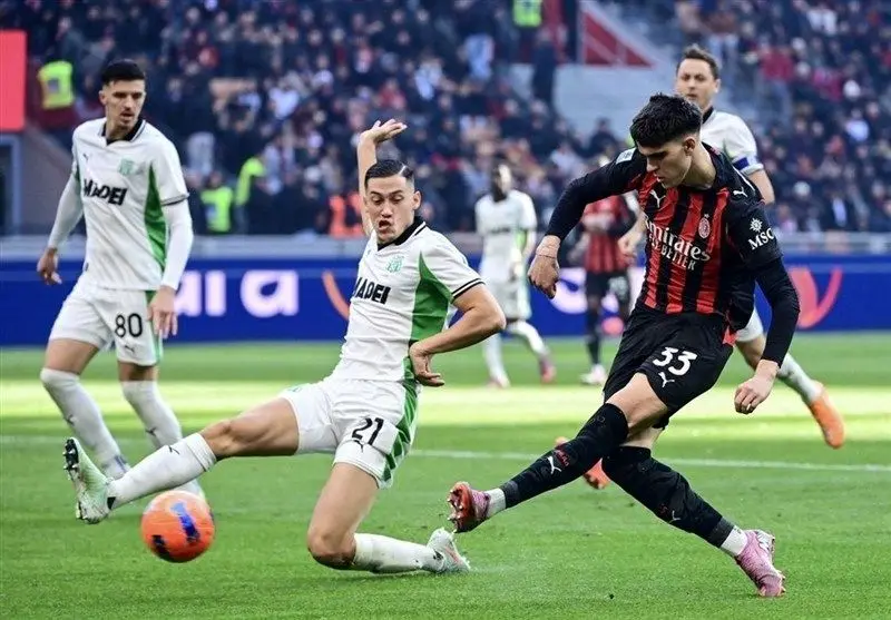 تساوی ۲-۲ میلان مقابل ساسوئولو؛ توقف مقابل گربه سیاه