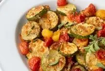 طرز تهیه خوراک کدو با گوجه‌ سبز