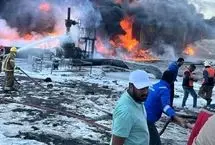 انفجار مخازن سوخت در بصره/ ۴ کشته و ۲۰ زخمی