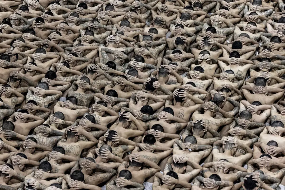 تصاویری آخرالزمانی از زندان السالوادور