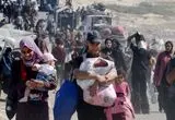 تصاویر؛ فرار فلسطینی‌ها از شهر غزه