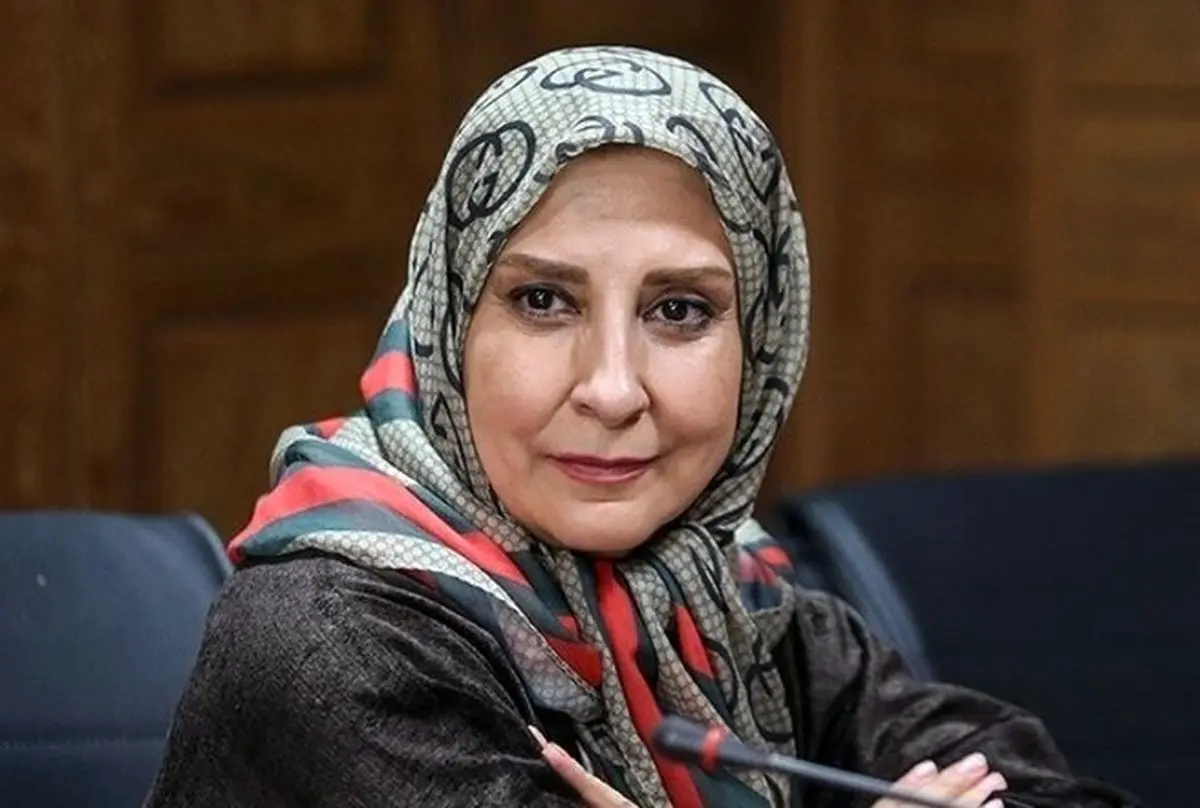 مرجانه گلچین در پشت صحنه سریال بامداد خمار