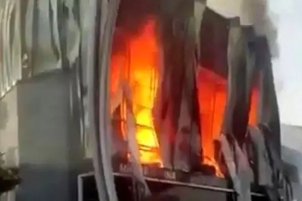 آتش‌سوزی مرگبار در یک انبار لوازم بهداشتی در ترکیه