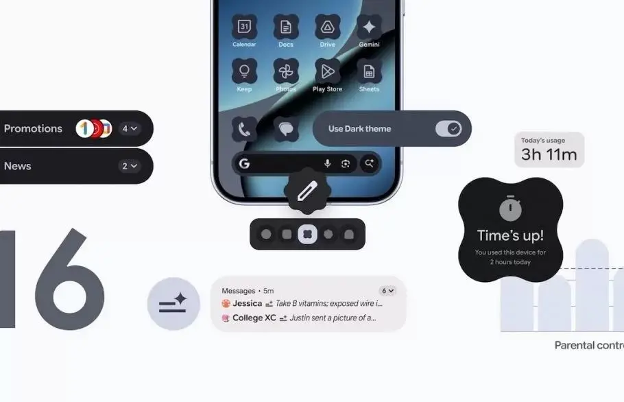 اندروید ۱۶ با موجی از قابلیت‌های هوشمند آپدیت شد