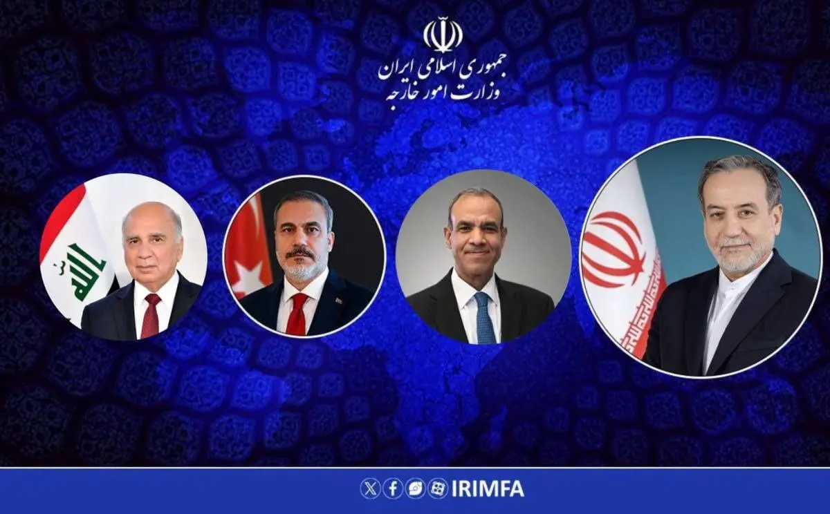 گفتگوی تلفنی عراقچی با وزرای امور خارجه ترکیه، عراق و مصر