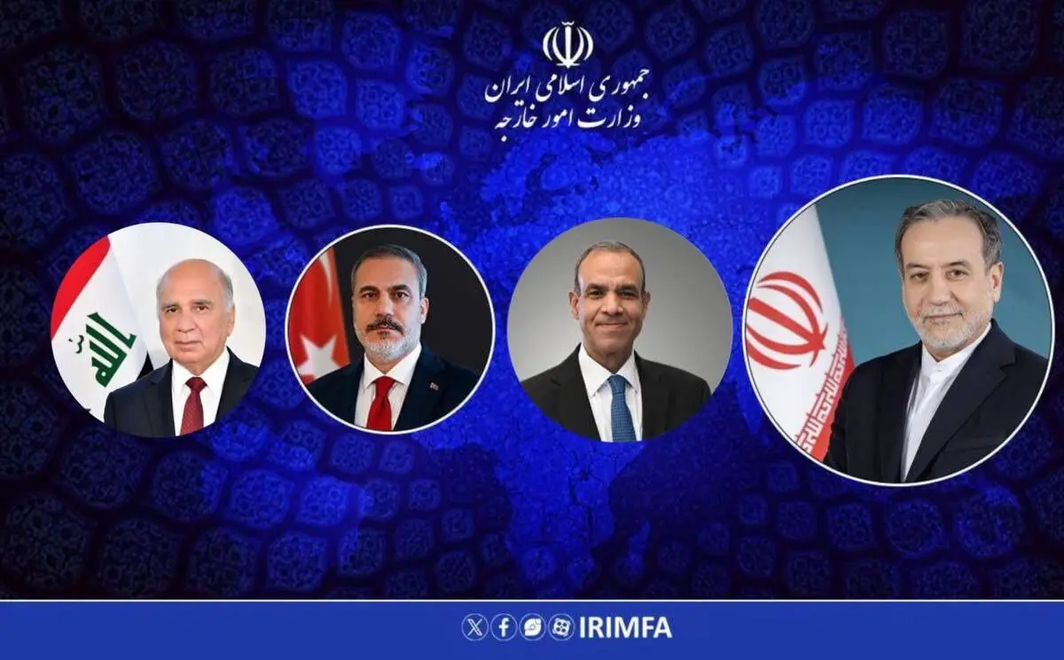گفتگوی تلفنی عراقچی با وزرای امور خارجه ترکیه، عراق و مصر