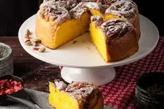 طرز تهیه کیک ایرانی با عطر بهارنارنج 