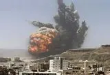 ببینید؛ انفجار مهیب در صنعا در پی حمله اسرائیل 
