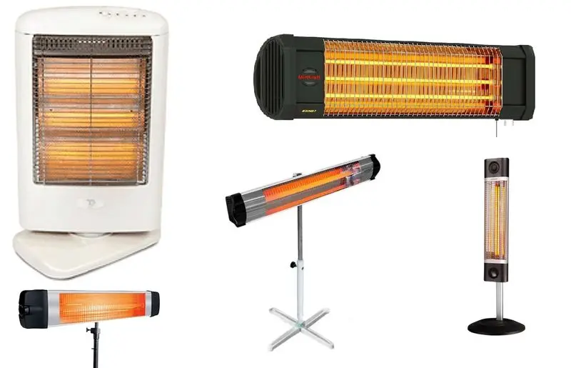 بخاری برقی تابشی