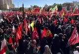 مشهد در تشییع پیکر رهبر شهید