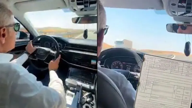 سرعت غیرمجاز وزیر حمل و نقل ترکیه کار دستش داد