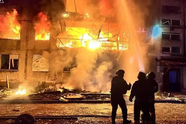 حملات هوایی روسیه منطقه سومی اوکراین