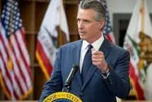 عکس تحقیرآمیز ترامپ که فرماندار کالیفرنیا منتشر کرد