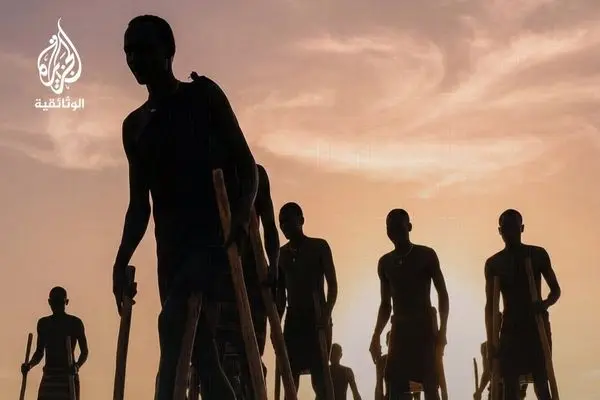  هنر راه رفتن قبایل اتیوپی بر روی چوب‌های بلند