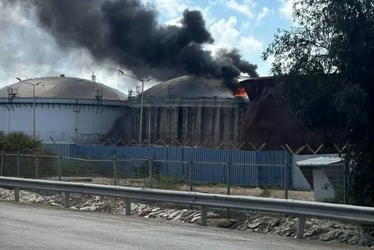 تصاویری از حمله مجدد ایران به پالایشگاه حیفا و اسرائیل