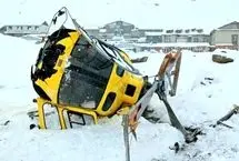 سقوط یک بالگرد در ارتفاعات پربرف اورست 