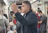 وزیر نفت مترو سوار شد