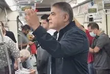 وزیر نفت مترو سوار شد