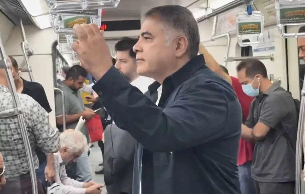 وزیر نفت مترو سوار شد