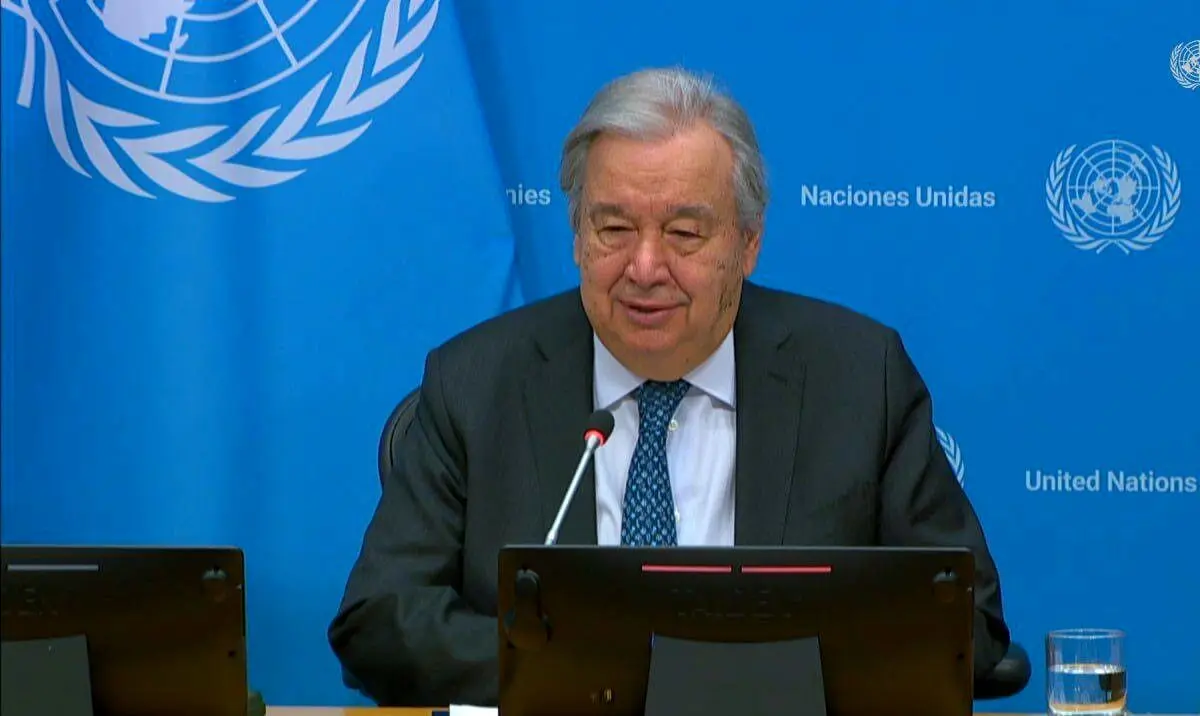 استقبال دبیرکل سازمان ملل از آتش‌بس میان ایران و آمریکا 