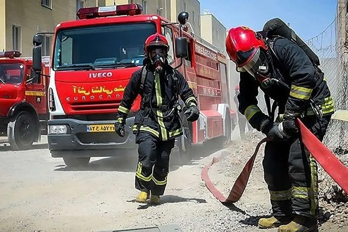 شهادت آتش‌نشان همدانی در حمله اسرائیل
