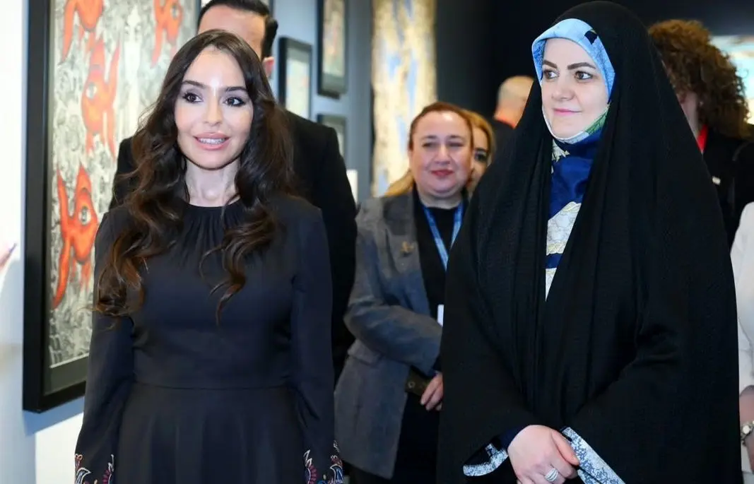 دیدار صمیمانه زهرا پزشکیان با دختر الهام علی‌اف